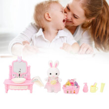 Kids Dollhouse Mini Sink & Toothbrush Playset Role Play Toy Random Colour 2cm