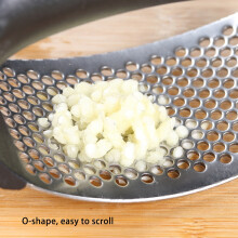 Stainless Steel Garlic Grater Crusher 10.7x6.9cm Kitchen Tool