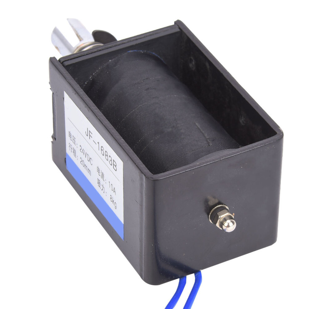 Jf-1683B Push-Pull Dc Solenoid Electromagnet 78.4N 20Mm Stroke 8711392437528