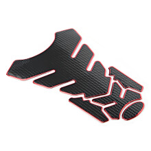 3D Motorcycle Fuel Tank Sticker Decal Black Red Blue Fits for Yamaha, Suzuki, Kawasaki
