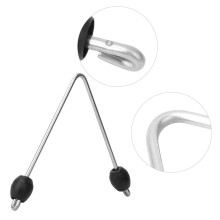 2 Pcs Stainless Steel Spearfishing Gun Latex Tube V Shape Connector Wishbone SSA Y017