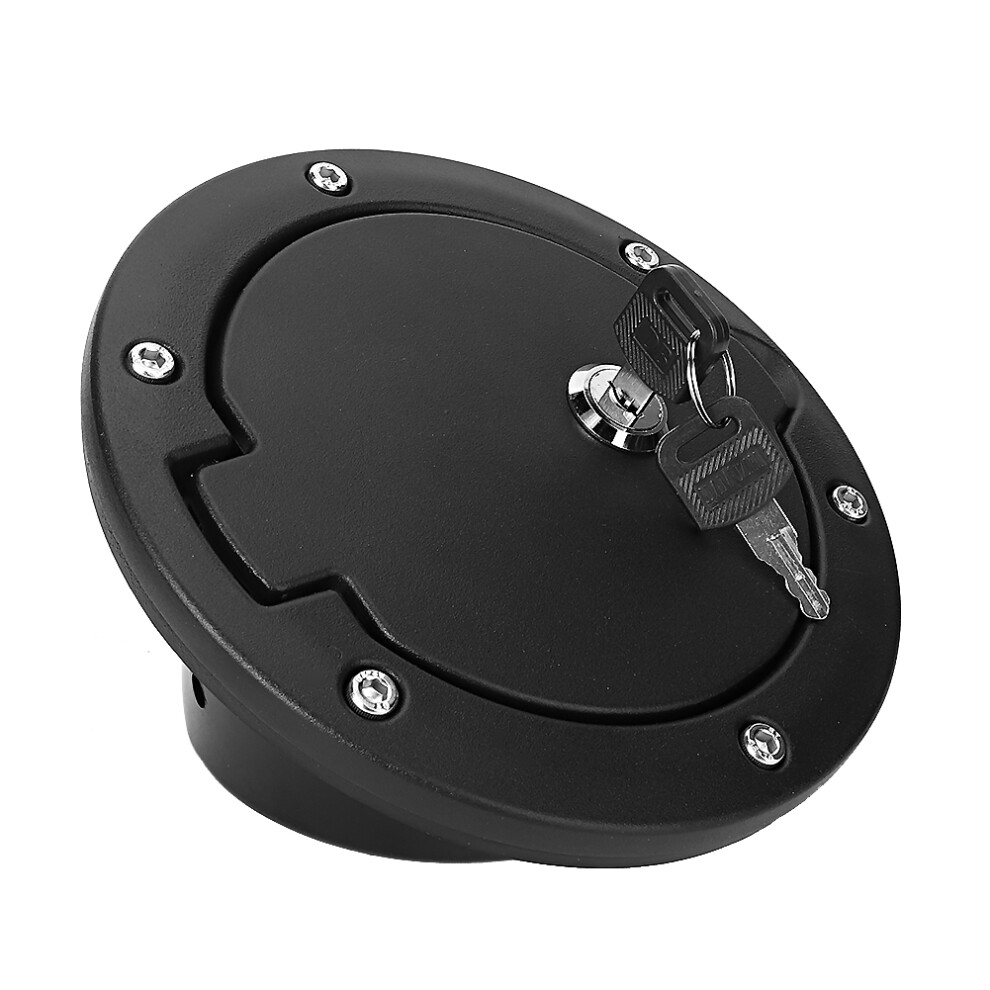 Fuel Tank Gas Cap Cover Lock For Jeep Wrangler Jk 2007-2017 Aluminum 8221392698800