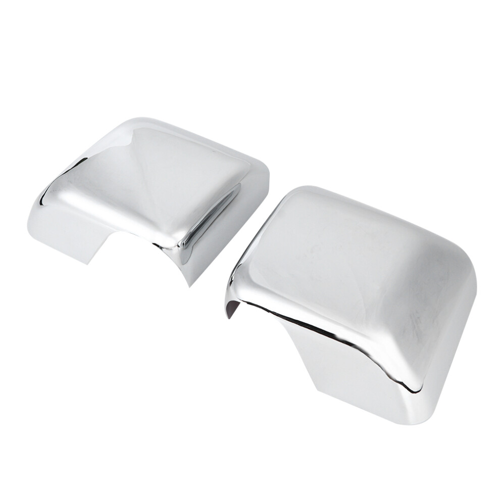 2Pcs Glossy Abs Rearview Mirror Cover Fit Jeep Wrangler Jl 2018+ 9451392439007