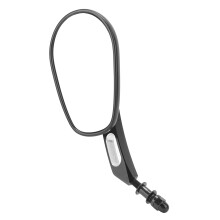 Black Aluminum Rearview Mirror for Harley Touring & Softail Models
