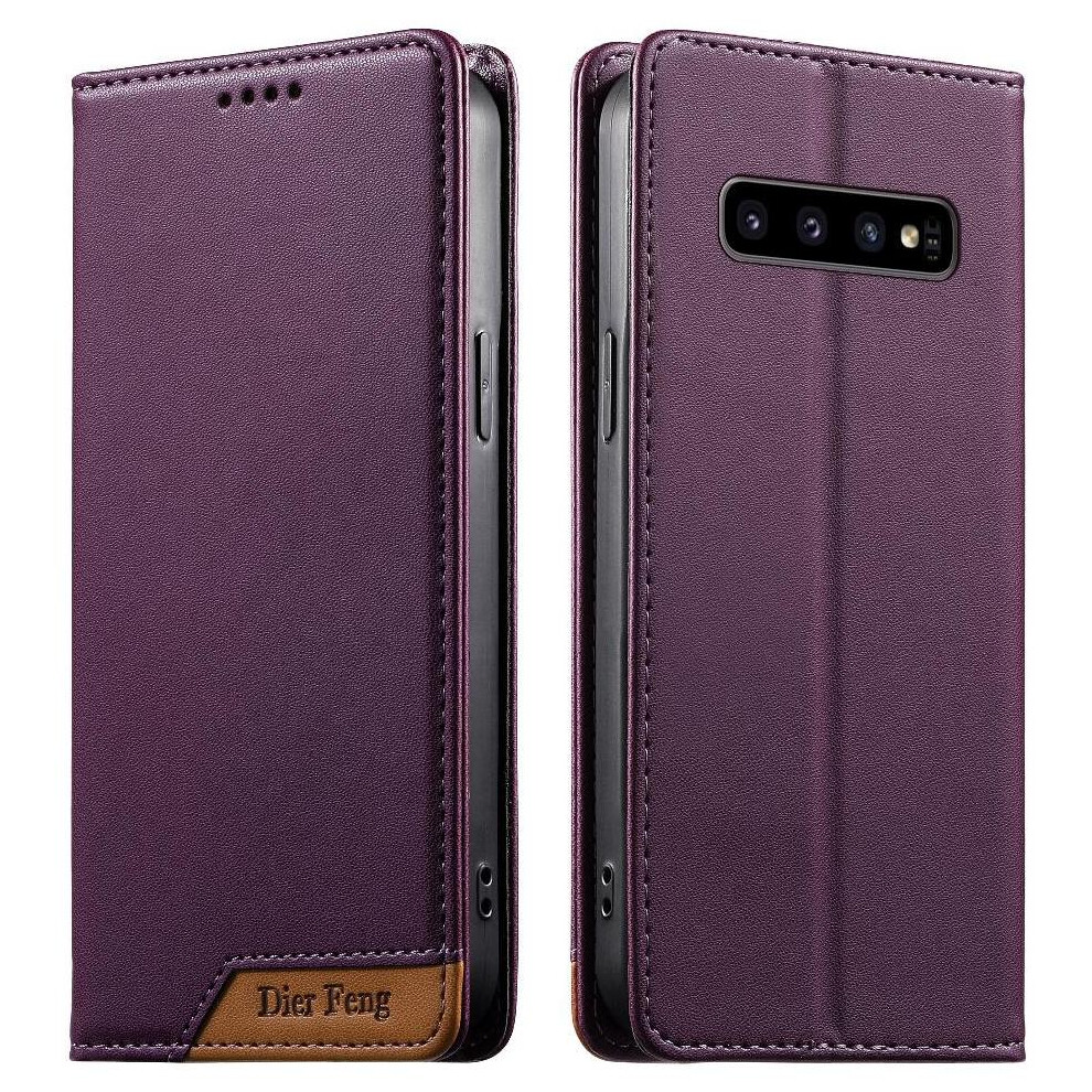 () Flip Case For Samsung Galaxy S10 Scratch Resistant Exterior Superior Shockproof Protection Robust Drop Defense 764563238972