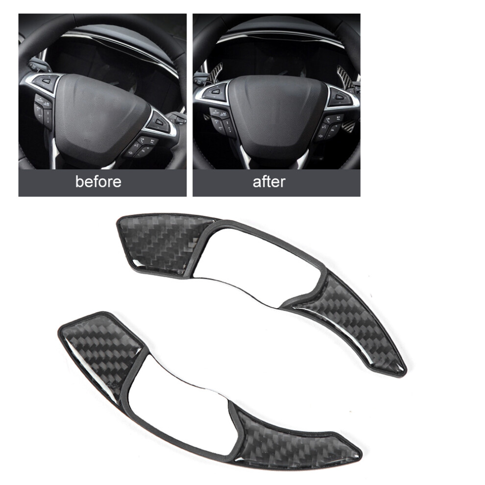 Carbon Fiber Shift Paddle Extension Fit For Ford Mondeo/Edge/Taurus/Explorer 4601392699894