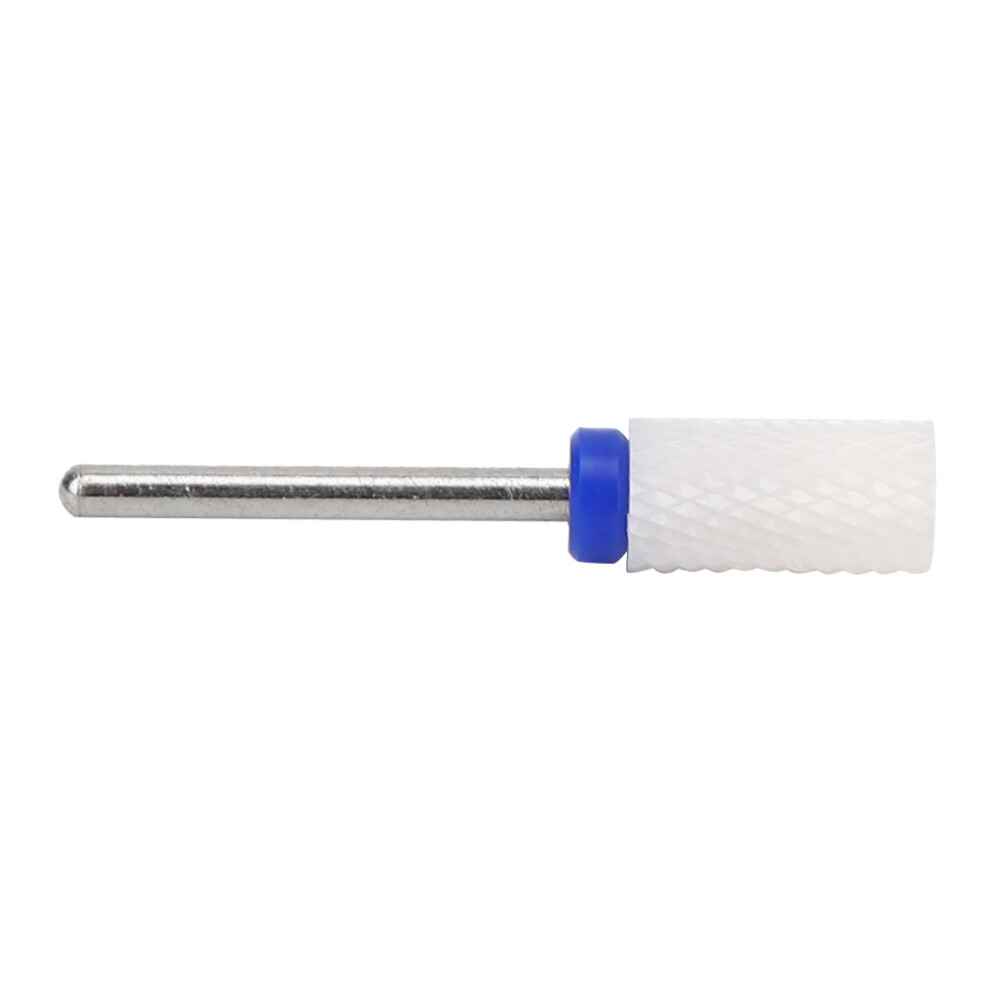 Ceramic Cylindrical Flat Tip Grinding Head - Medium Grained, Blue Box 6941392440187