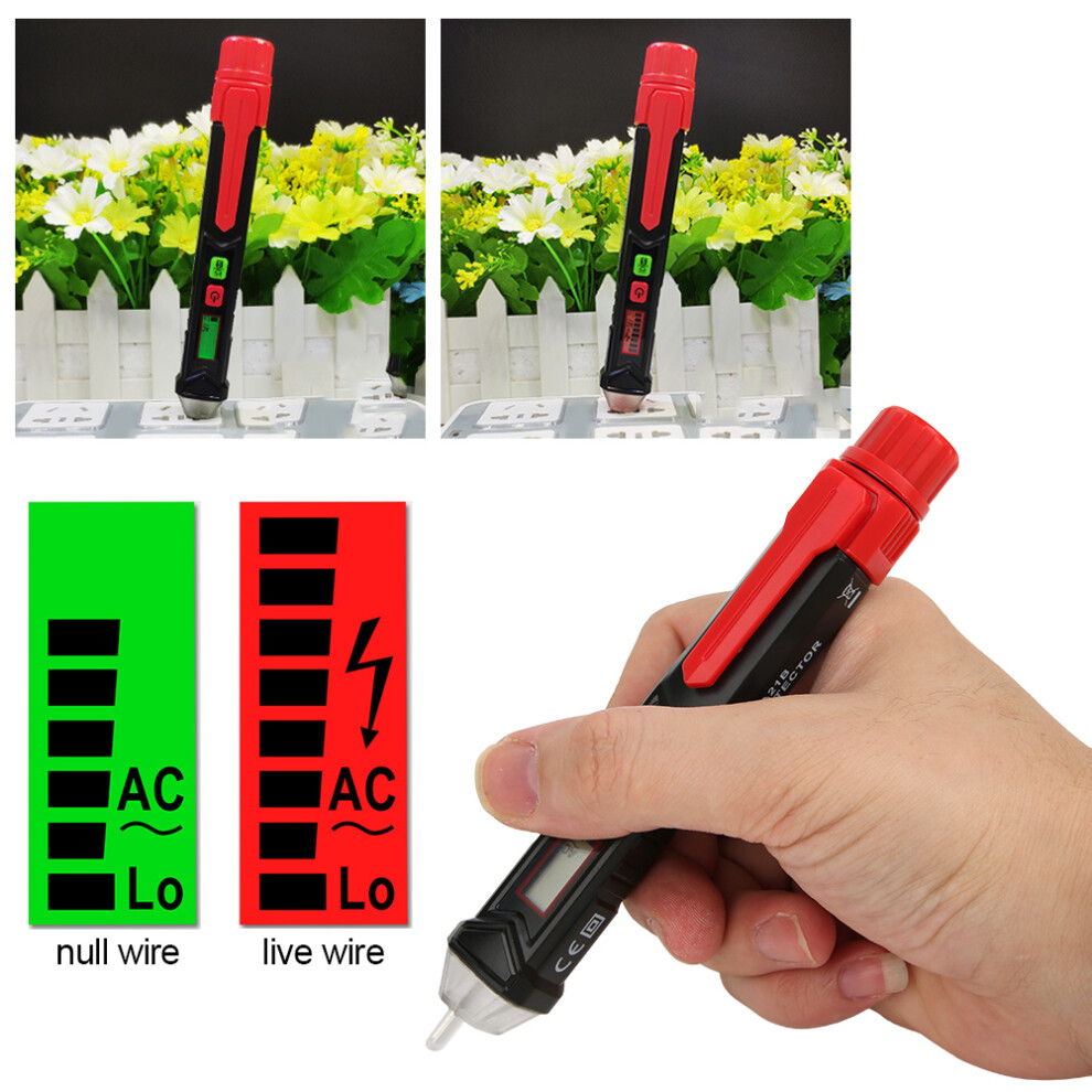 Digital Voltage Tester Pen Ta11b Non-Contact Electrician Tool 159Mm 9441392440370