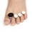 Silicone Toe Separator 8pcs Reusable Pedicure Nail Art Tool 4