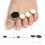 Silicone Toe Separator 8pcs Reusable Pedicure Nail Art Tool 10