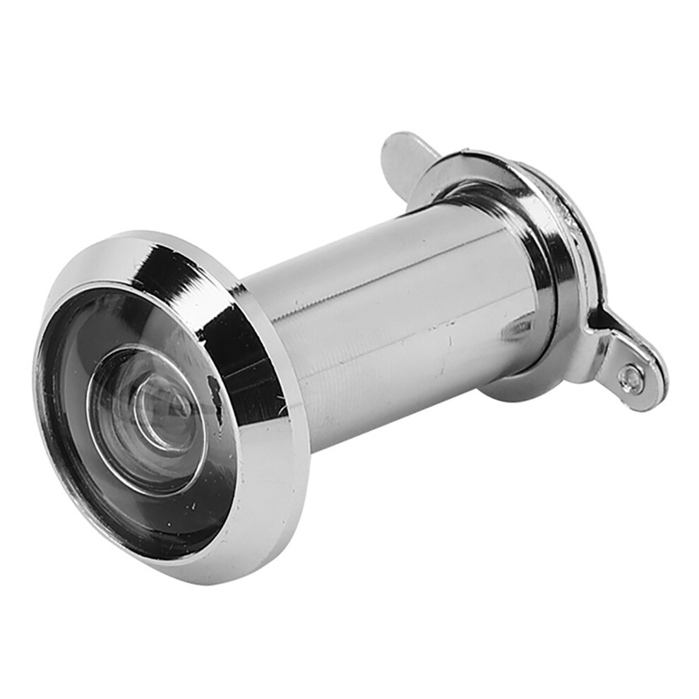 Door Security Viewer 2 Pack 220 Degree Anti Theft With Back Cover Silver 16Mm 8791362047100