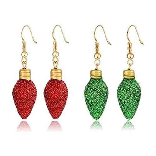 Εορταστικά κοσμήματα μόδας για γυναίκες, ελαφριά κομψά χριστουγεννιάτικα