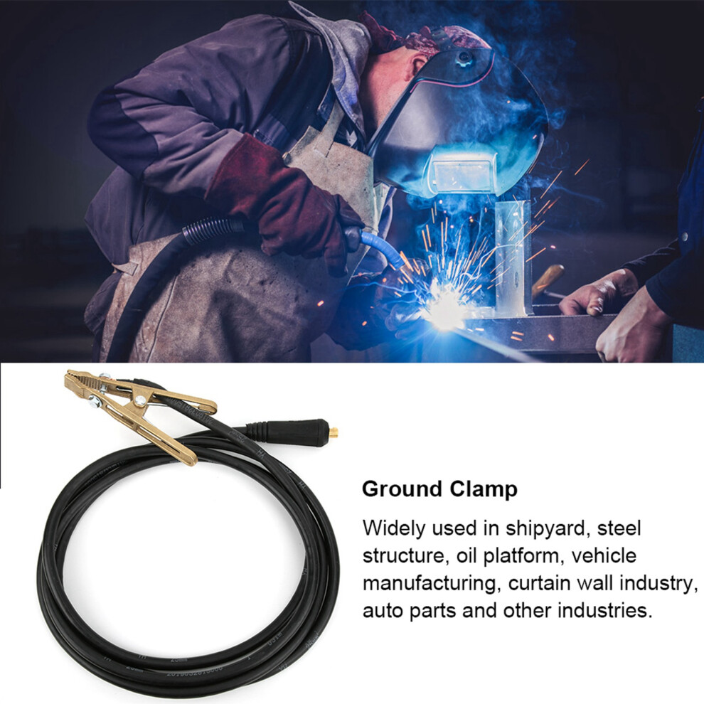 Premium 260A Tig Welding Brass Earth Clamp 3M 25Mmâ² For Mma Arc Welding 8431392702616