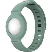 Correas de reloj de silicona de tamaño ajustable, fundas protectoras para Airtags: fáciles de colocar, protección completa e impermeables.