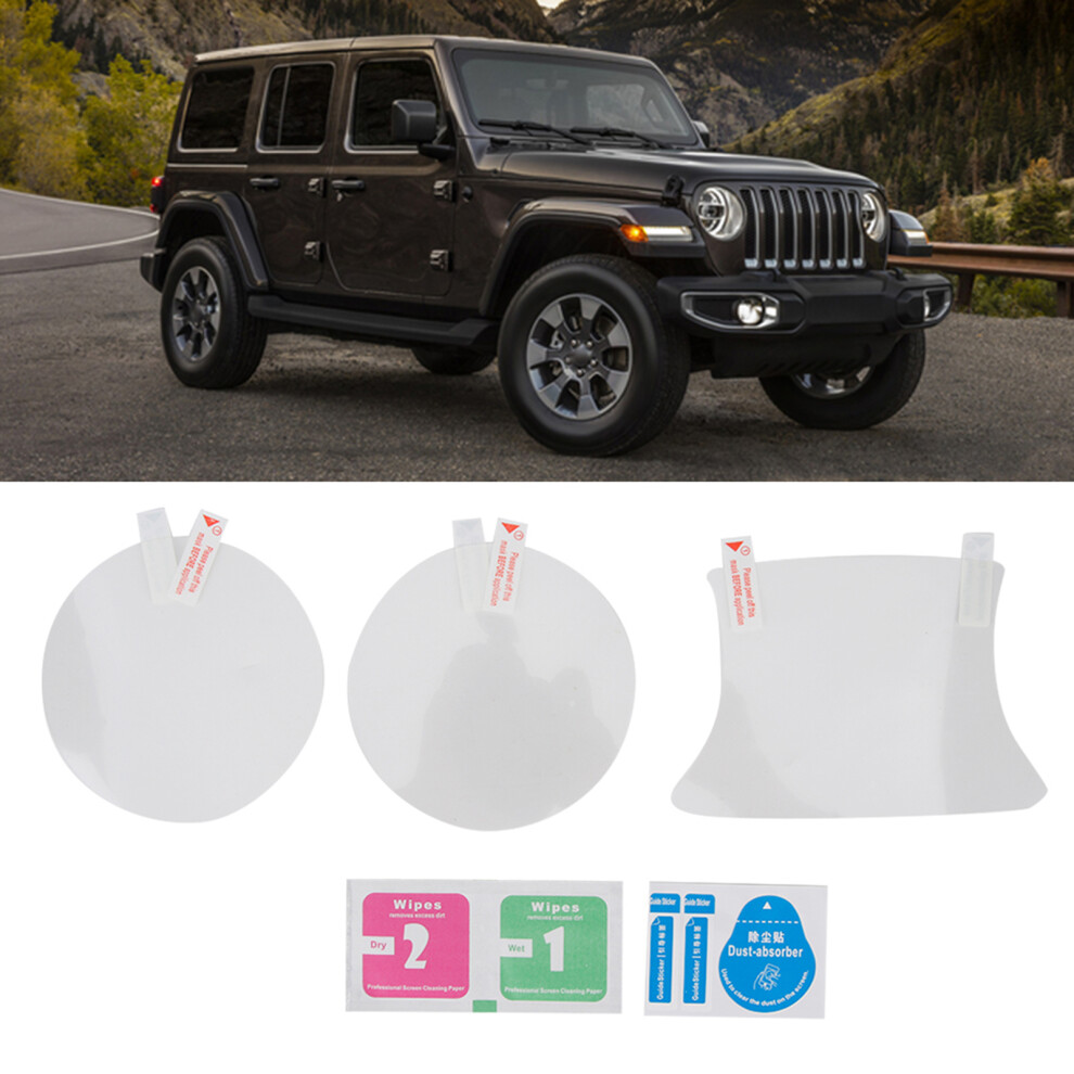 3Pk Car Dash Film For Jeep Wrangler Jl 2018+ 7340572466938
