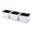 Cute Water Cup Set with Tray, White, Plastic, Home Use 1