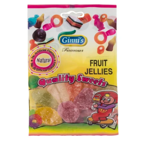 Ginni Fruit Jellies 110g (Pack of 10) 1