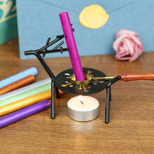 Deer Shape Wax Seal Melting Pot, 11.5x9.5cm Iron Furnace Tool