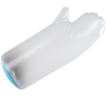 Adult Blue Diving Material PVC Shower Sleeve 38cm Waterproof Protection