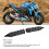 Motorcycle Grip Set 25mm, Black Aluminium Rubber 1
