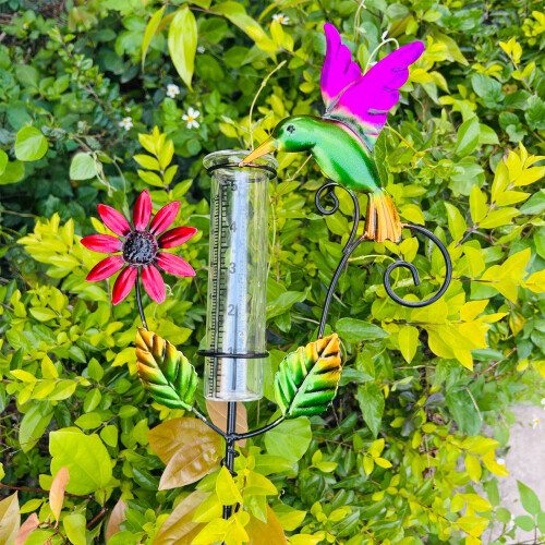 Handcrafted Iron Rain Device With birdlike Pattern Suitable For 1