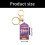 Interactive Machine Machine Keyring Vibrant Colors And-Rose Red 5
