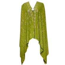 Functional Chiffon Scarf Shawl Fashion Shoulder-musta1rd green