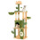 Scratching post cactus 160cm cat tree with cat cave cat scratching post play tree wood 2