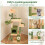 Scratching post cactus 160cm cat tree with cat cave cat scratching post play tree wood 5
