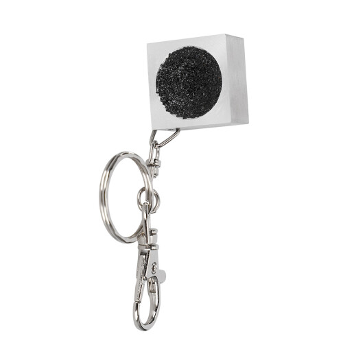 Mini tragbarer Billard-Queue-Spitzenschleifer Aluminium Silber 25x25x13mm 1