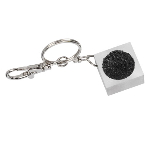 Mini tragbarer Billard-Queue-Spitzenschleifer Aluminium Silber 25x25x13mm 2