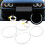 4pcs Car Headlight Angel Eyes Kit for E36 E38 E39 E46, White 6000K 8