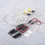 4pcs Car Headlight Angel Eyes Kit for E36 E38 E39 E46, White 6000K 10