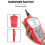 KW310 Car Scanner, Portable CAN Diagnostic Tool, Red/Black 2