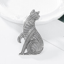 (AL1079-A) Cute Tiger Brooch Pin for Gift