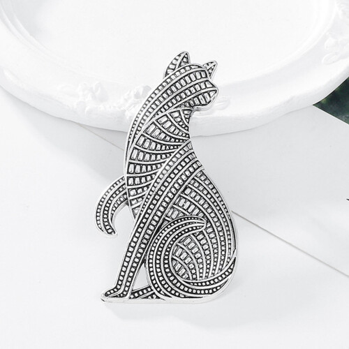 (AL1079-A) Cute Tiger Brooch Pin for Gift