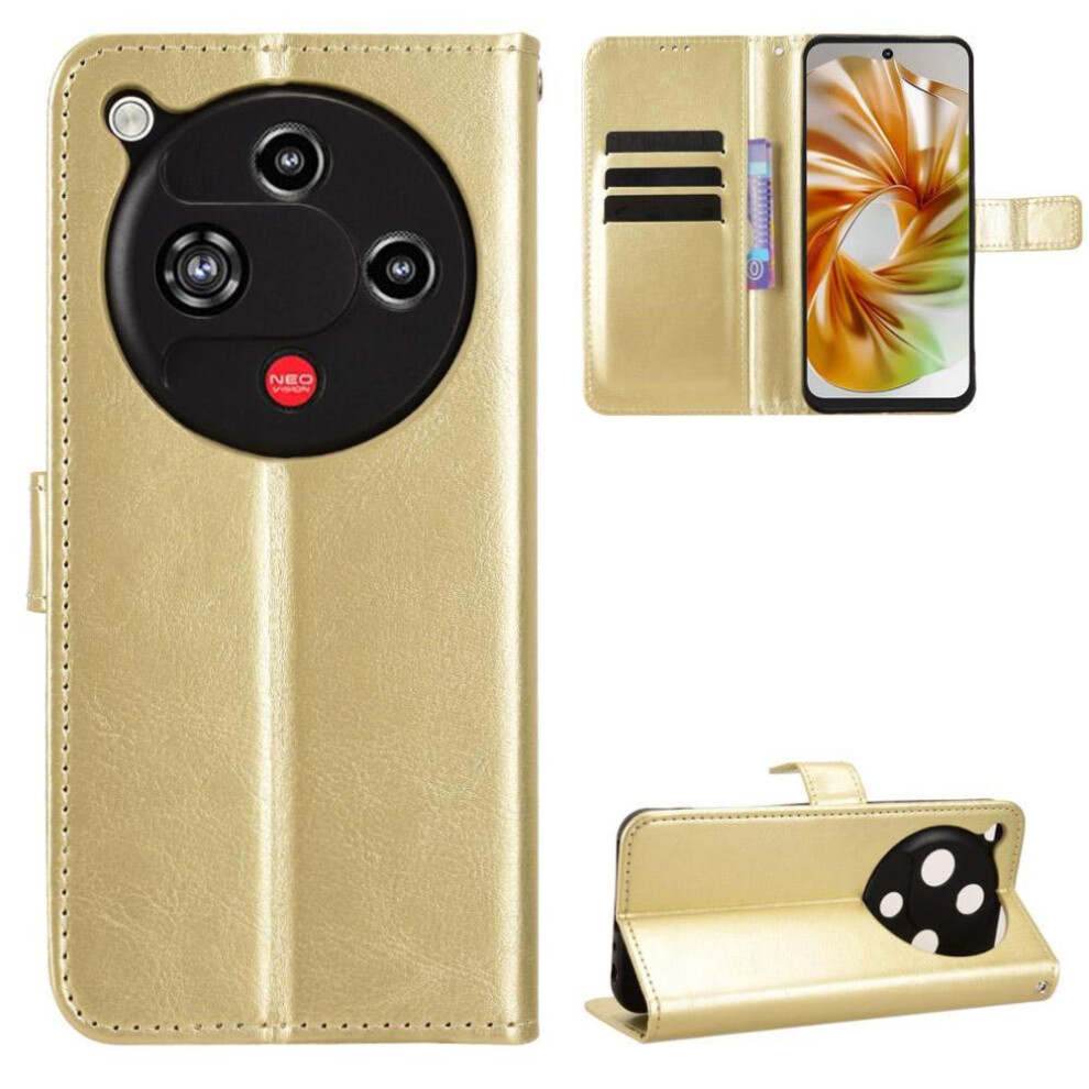 () Flip Case For Zte Nubia Focus 2 5G Fit Magnetic Closure Shock Absorption High Quality Multiple Viewing Angles 764563239412