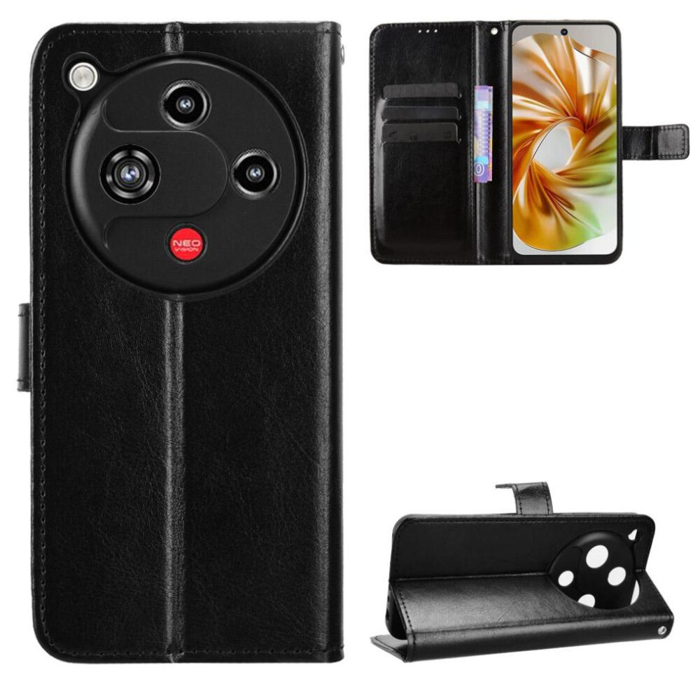 () Flip Case For Zte Nubia Focus 2 5G Fit Magnetic Closure Shock Absorption High Quality Multiple Viewing Angles 764563239399