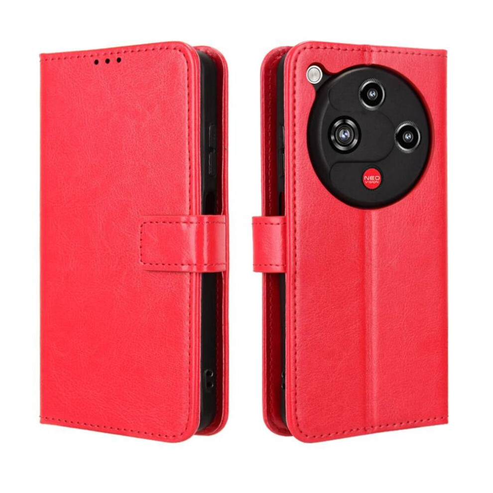 () Flip Case For Zte Nubia Focus 2 5G Fit Magnetic Closure Shock Absorption High Quality Multiple Viewing Angles 764563239382