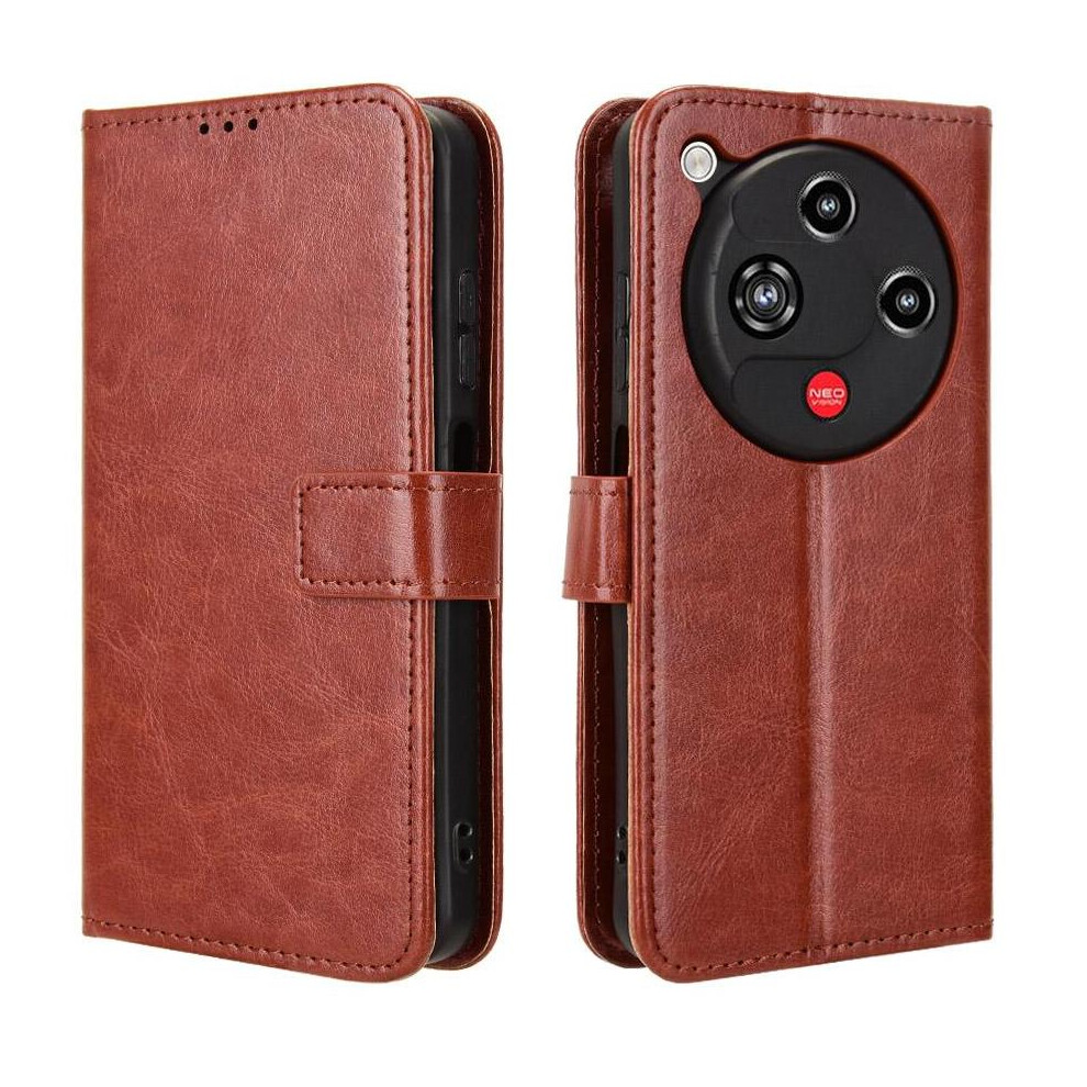 () Flip Case For Zte Nubia Focus 2 5G Fit Magnetic Closure Shock Absorption High Quality Multiple Viewing Angles 764563239405