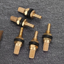 Gold Sandstone Aquarium Bubble Stones 5 Pack - Oxygen Diffusers for Fish Tank