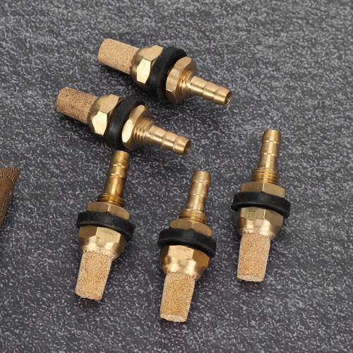 Gold Sandstone Aquarium Bubble Stones 5 Pack - Oxygen Diffusers for Fish Tank