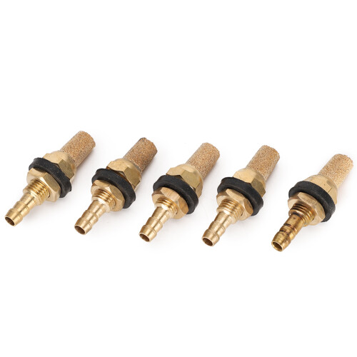 Gold Sandstone Aquarium Bubble Stones 5 Pack - Oxygen Diffusers for Fish Tank 1