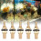 Gold Sandstone Aquarium Bubble Stones 5 Pack - Oxygen Diffusers for Fish Tank 5