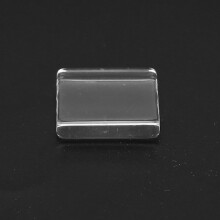 50pcs Glass Nail Polish Color Display Card 16mm Transparent