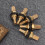 Gold Sandstone Aquarium Bubble Stones 5 Pack - Oxygen Diffusers for Fish Tank 12