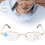 Unisex Multifocal Progressive Reading Glasses +150 Blue Light Blocking Gold Frame 1