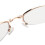 Unisex Multifocal Progressive Reading Glasses +150 Blue Light Blocking Gold Frame 4