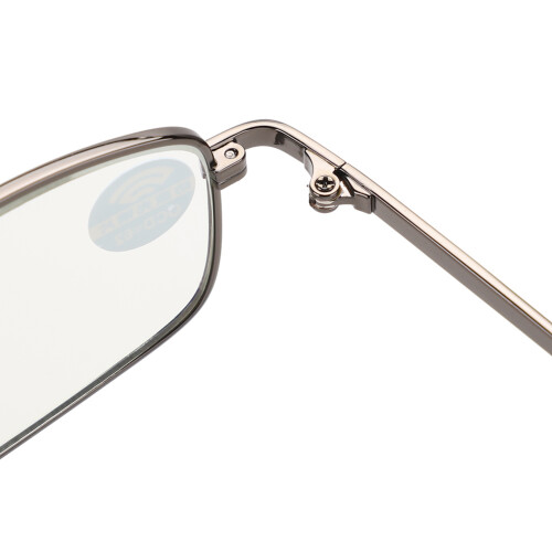Unisex Blue Light Blocking Reading Glasses +400 Black Frame 2