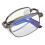 Unisex Blue Light Blocking Reading Glasses +400 Black Frame 4